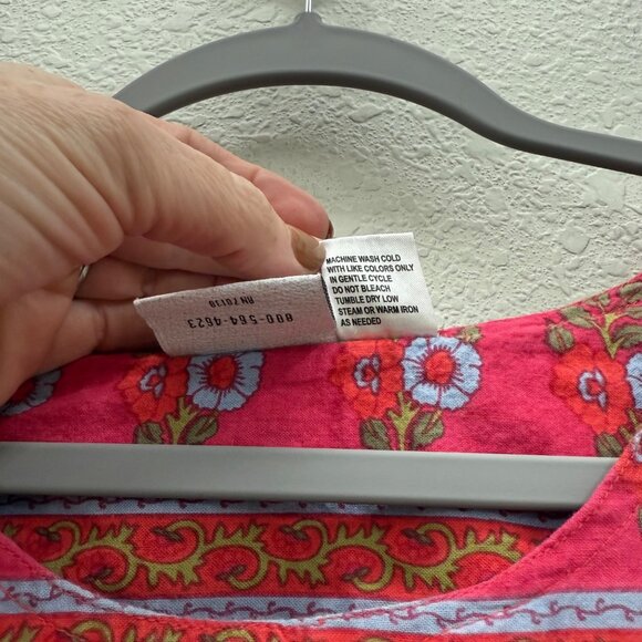 The Vermont Country Store Floral Cotton Blouse Shirt Bundle Womens size Large - Picture 4 of 13